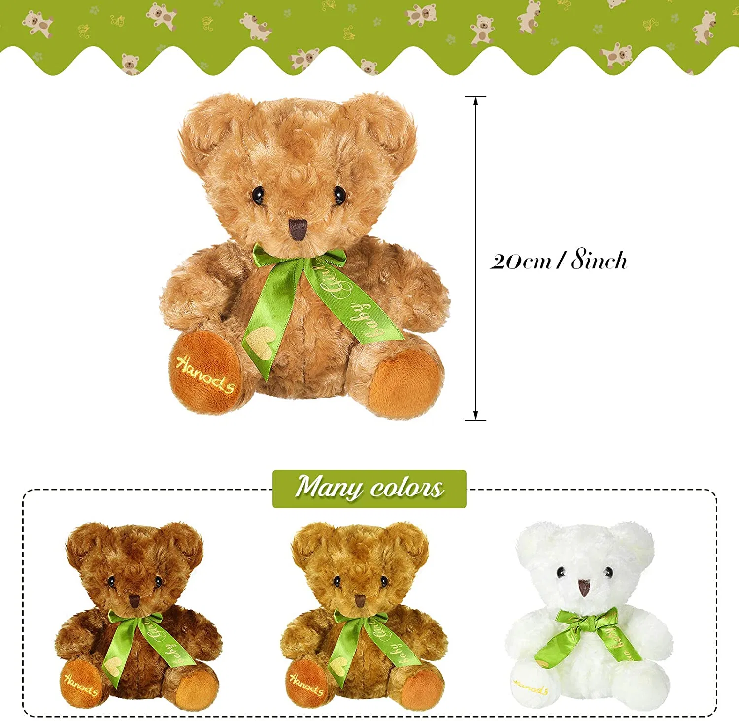 Big Size Grant Plush Oso borroso osito relleno suave Toys for Children Toy Mascot Factory Direct BSCI Sedex ISO9001