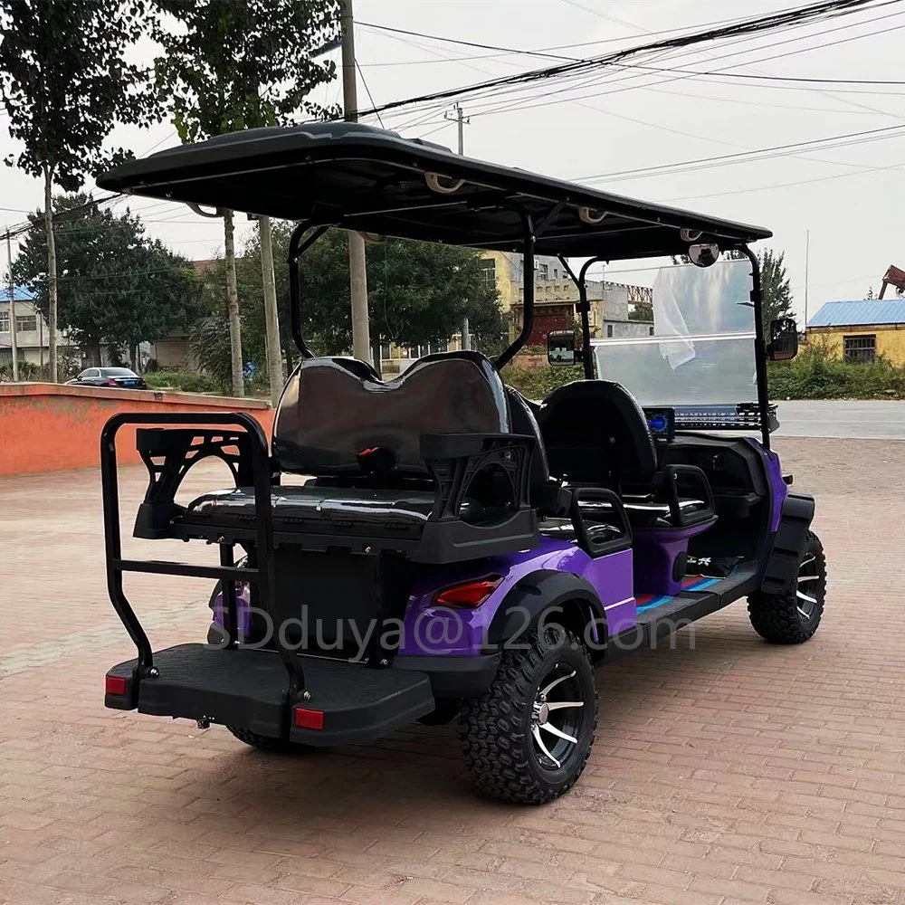 4+2 plazas de carros de golf eléctricos, carrito de golf