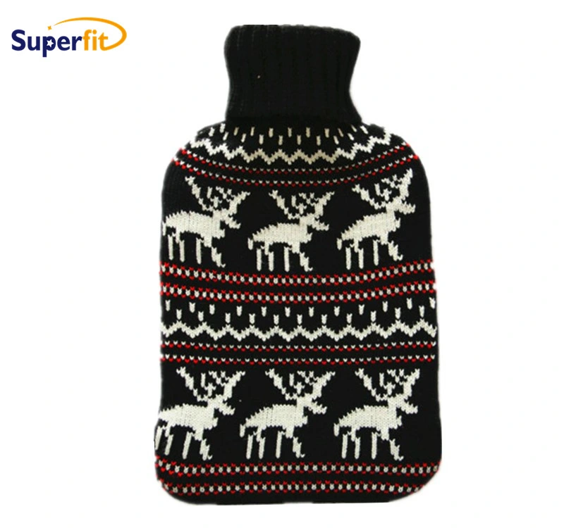 Knitted Hot Water Bottle Cover Father&prime; S Day Gift