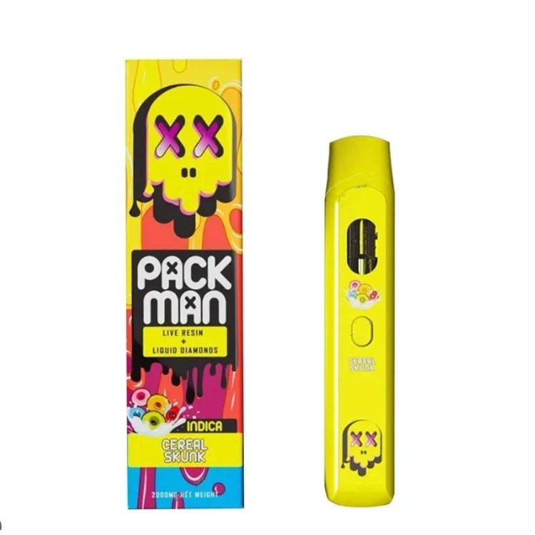 USA Hot Selling Wholesale/Supplier Factory Price Pack Man Packman Vape Wholesale/Supplier Vape Pen with 10 Strains