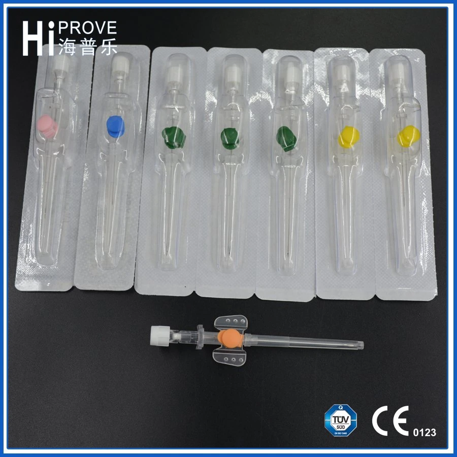 Medical Supplies Disposable IV Canula with Port &Wings Indwelling Needle