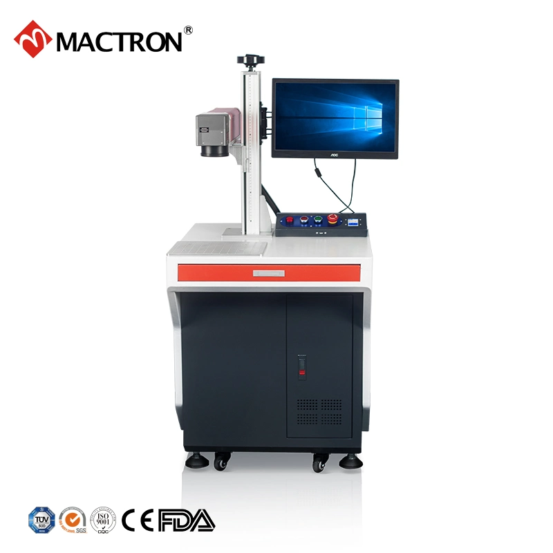 CNC 1064nm 20W/30W/50W Fiber Metal Laser Marking Machine for Engraving Stainless Steel Cup