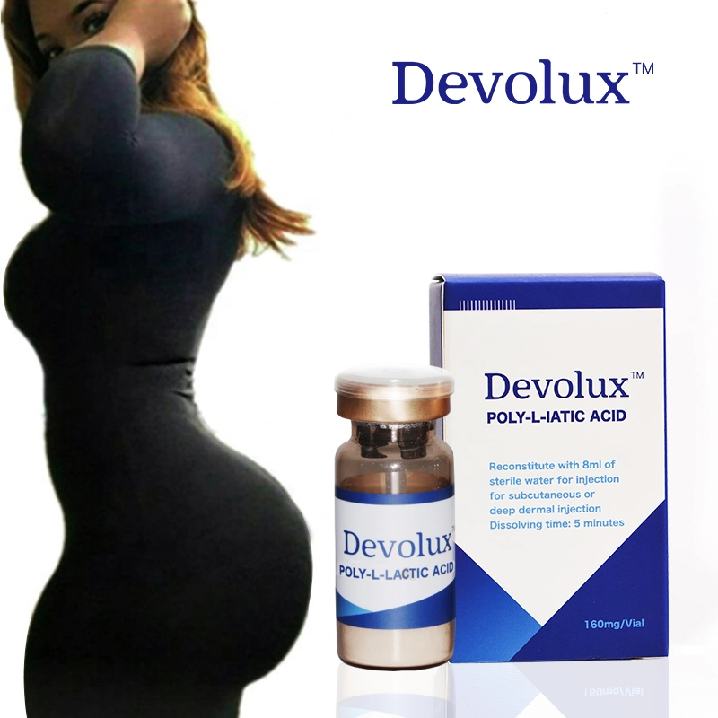 Devolux CE aprobado Poly-L-ácido láctico Escultura Glutos HIPS PLLA Filler Para Buttocks Precio