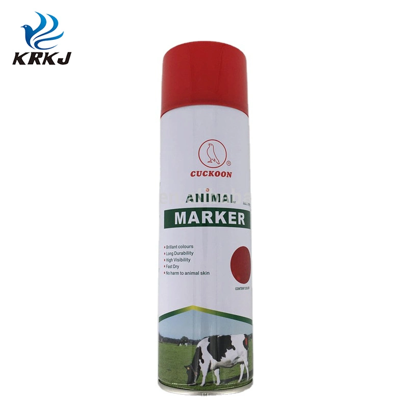 400ml 500ml Animal Marker Spray Oil Paint for Sheep Cattle Identification
