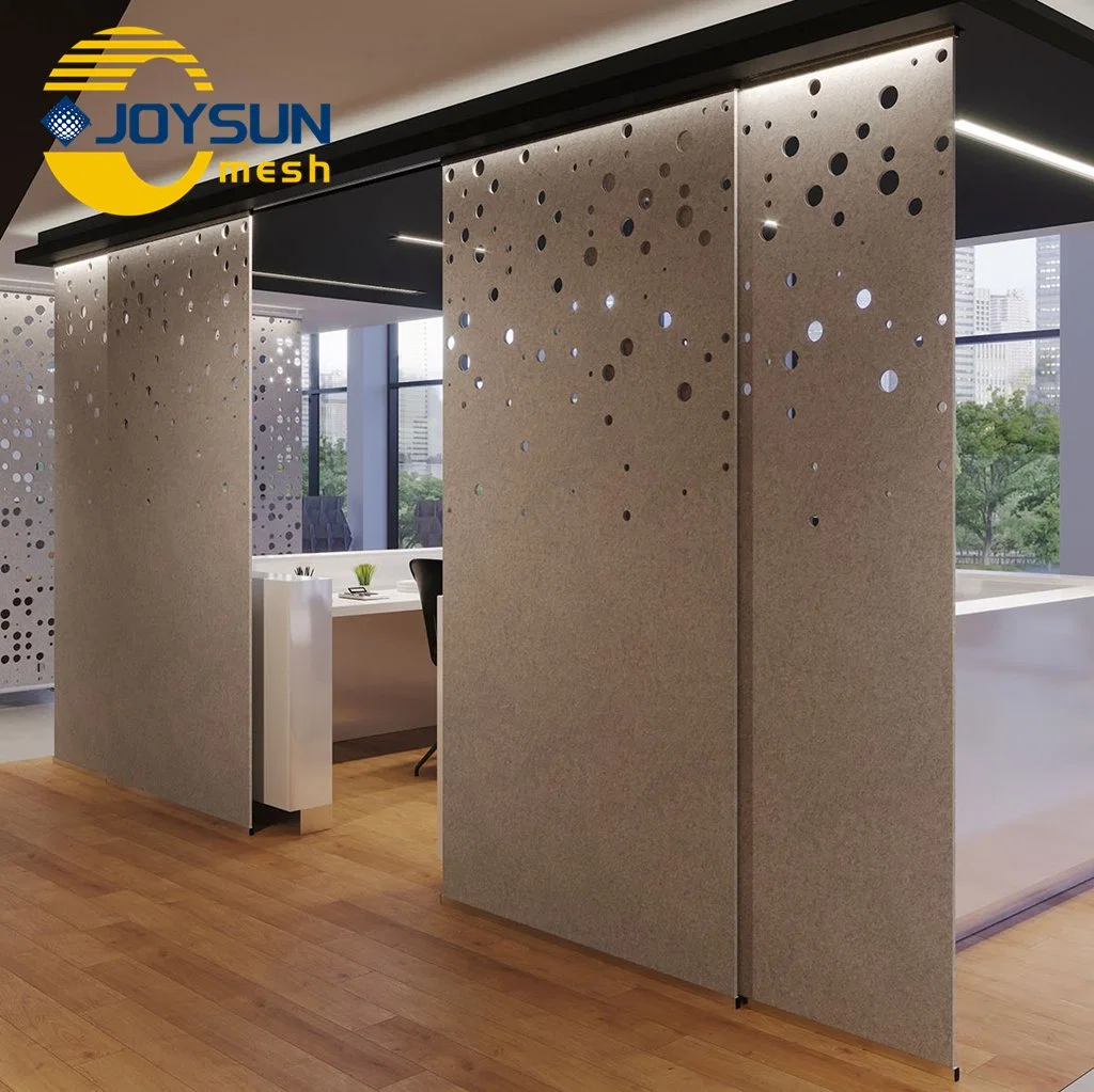 1,5mm espesor Anodizing aluminio redondo Perforated Metal Sheet for Architectural