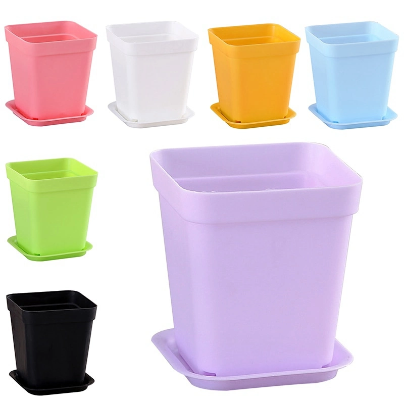 High quality/High cost performance Mini Plastic Flower Pots for Home Decorate