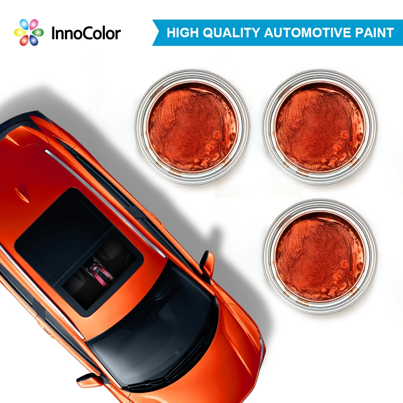 Hochwertige Flüssigkeit Acryl Innocolor Keramik Beschichtung Auto Körper Basecoat Auto-Spritzlack