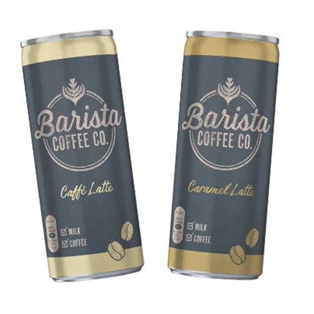Kundenspezifischer Druck 250ml 330ml Getränkehersteller Konserven Kaffee Getränk in Fabrik Black Coffee für Bars und Reisen