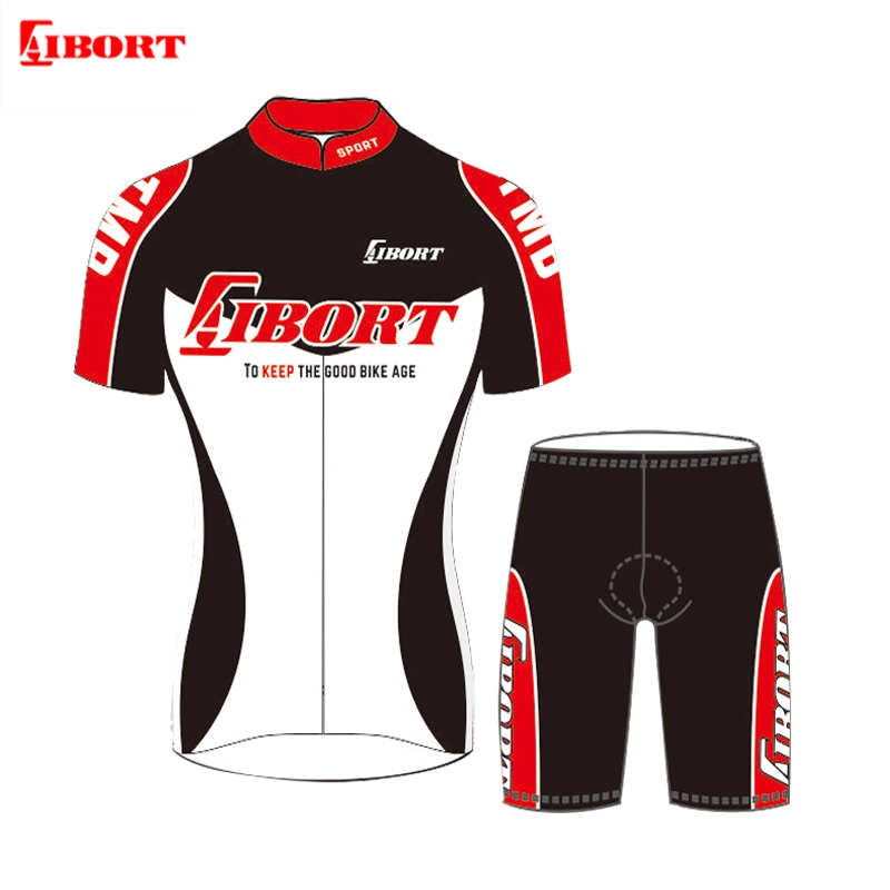 Aibort Short Sleeve Bicycle Wear with Custom Logo (A-CJ210)