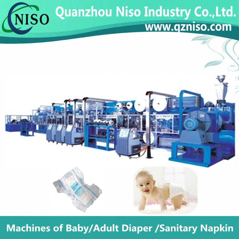 High Speed Baby Diaper Machine with SGS From China (YNK400-FC)