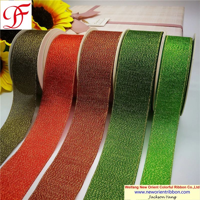 Top and Stable Quality of Color Metallic Ribbon at Most Competitive Price for Gifts/Wrapping/Holiday/Decoration/Garment Directly From Leading Factory in China