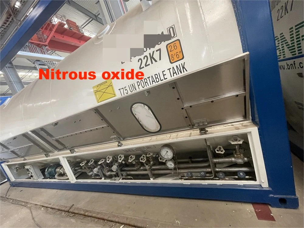 Liquified 20 Tons 99.9% Nitrous Oxide/N2o/Nitrogen Gas for Sale