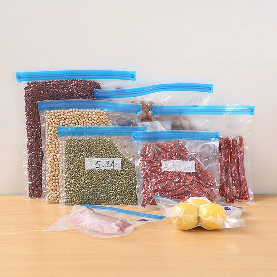 Reclosable Ziplock Bag with Writing Panels PE Self Adhesive Sealing Bags