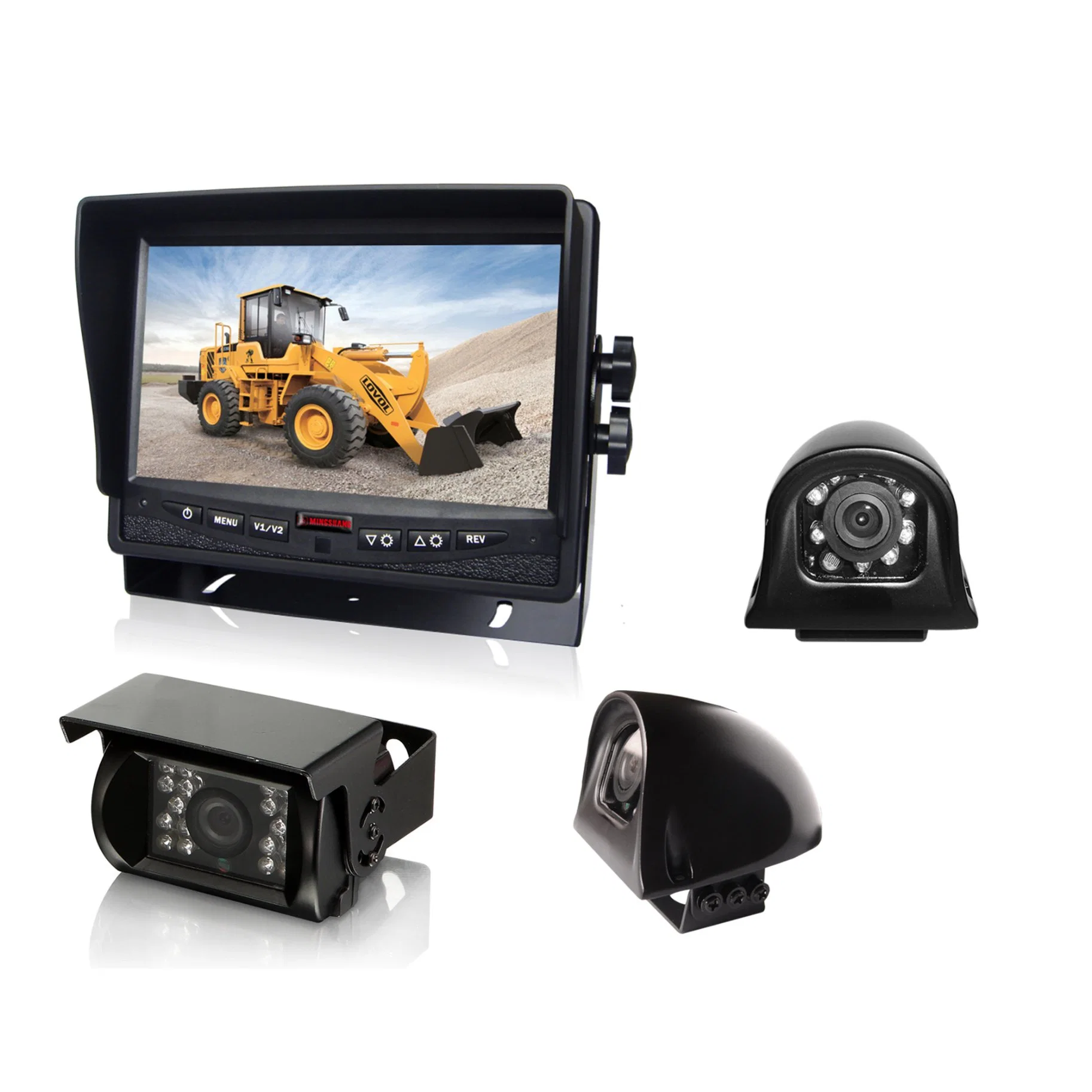 7 Inch HD Rearview System with Heavy Duty Camera and Good Night Vision