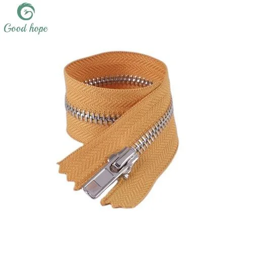 3#5#8#galvanoplastie Closed-End en alliage de veste de survêtement sac à dos Jeans hommes longue fermeture éclair pour le métal à longue chaîne de cuivre