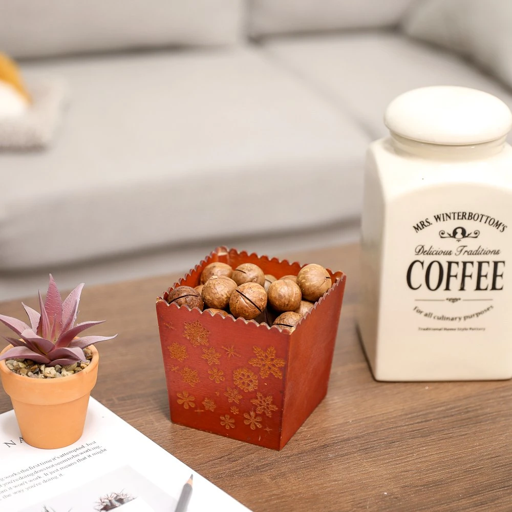 Customized Wood Dried Packaging Nuts Container Dry Nuts Box