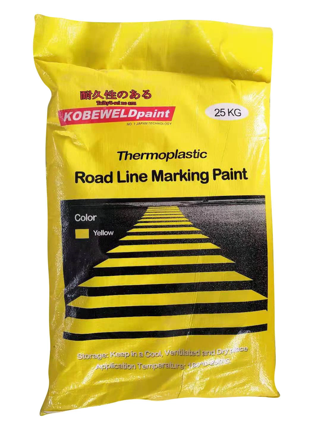 Hot Melt Pavement Thermoplastic Application Method by Road Marking Machine