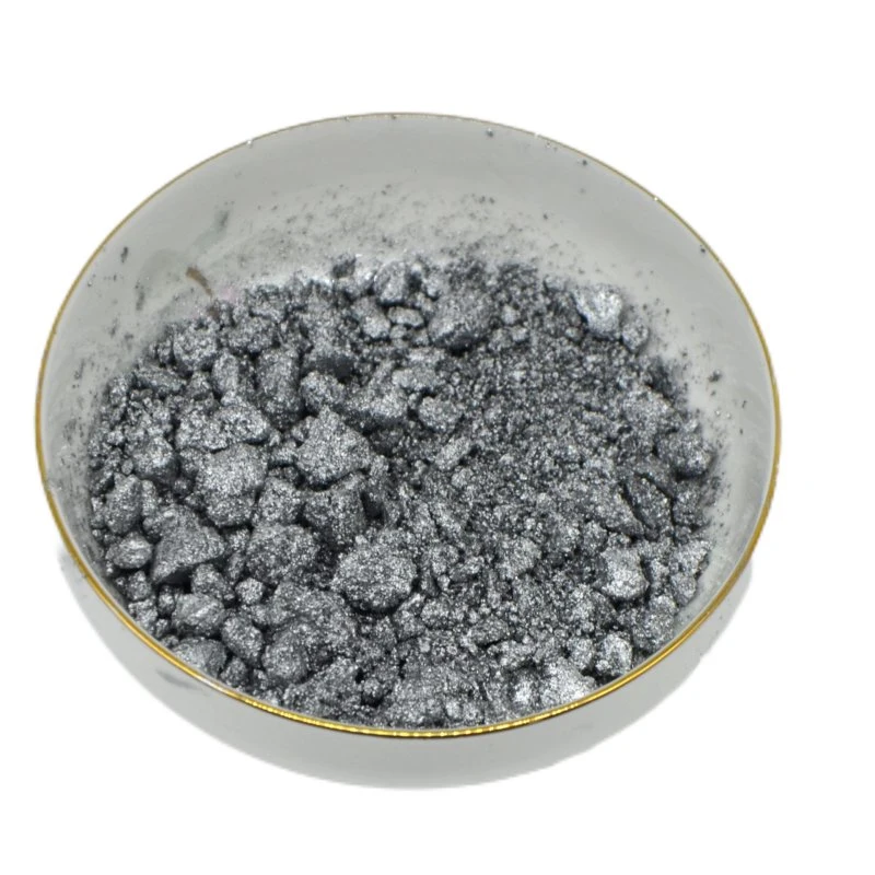 Pâte d'aluminium gris métallisé à forte capacité météorologique. Pigment d'aluminium