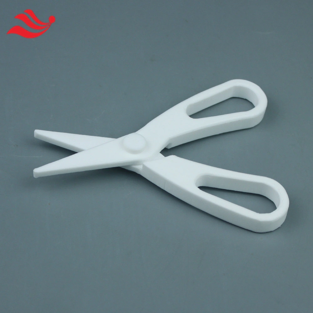 PTFE Tetrafluoro Scissors 14cm Laboratory Equipment Resistant to HCl Hf Blank Value Is Low