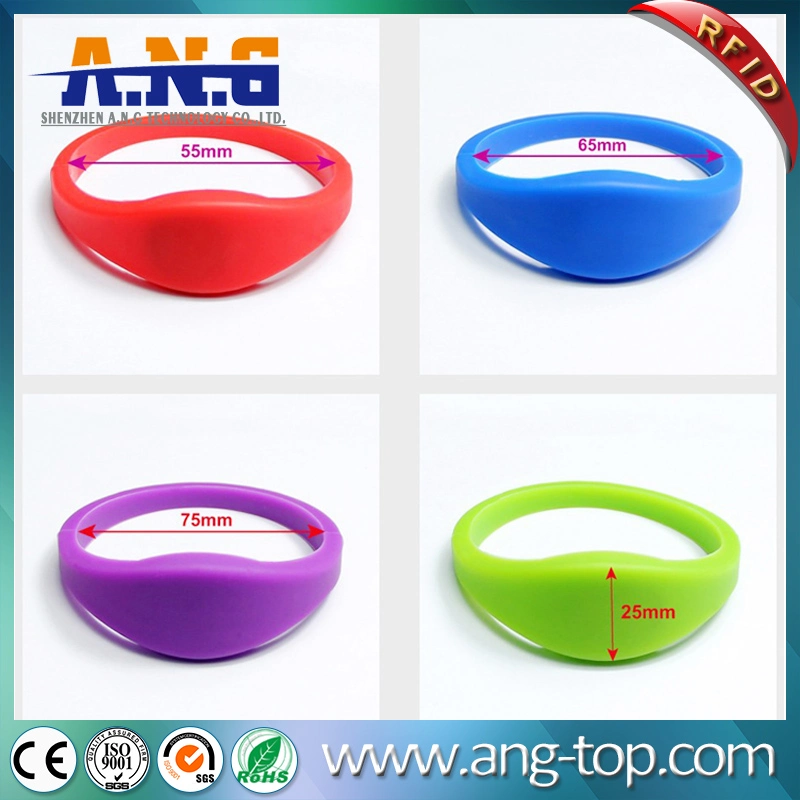 Promotional Printing Silicone RFID Wristband NFC Bracelet