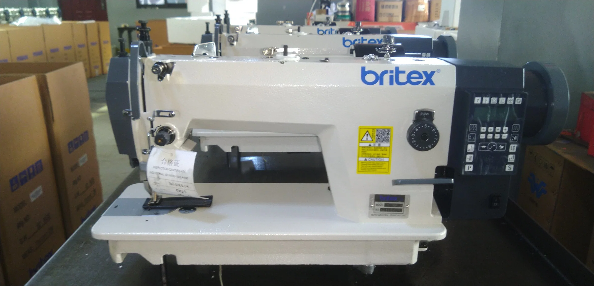 Worlden Wd-0388-D4 Factory Price Garment Industry Top and Buttom Feed Sewing Machine with Auto Trimmer