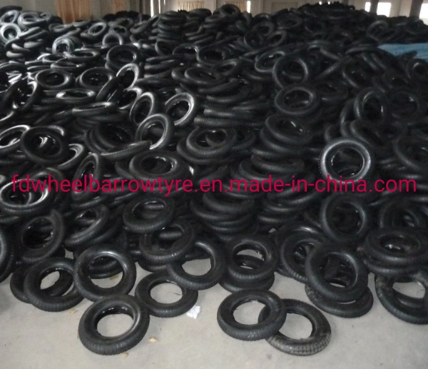 3.50-8 Wheel Rubber Tire for Wheel Barrow to Brazil