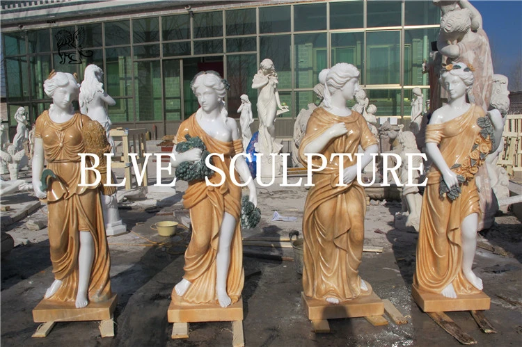 Manufacture Marble Stone Carving Beauty Statue Sculpture Garden Decoration Mfsg-91