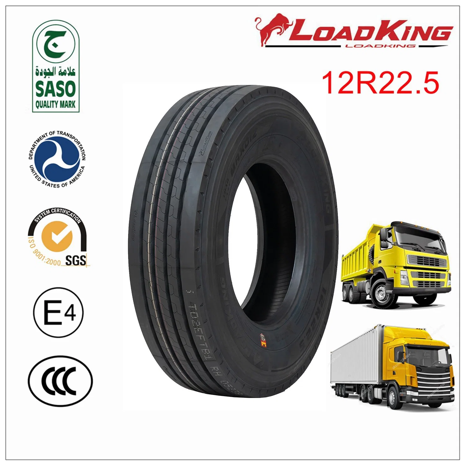 12r22.5 Loadking Brand Wholesale Cheap Price Chinese All Steel Radial Truck Tyres