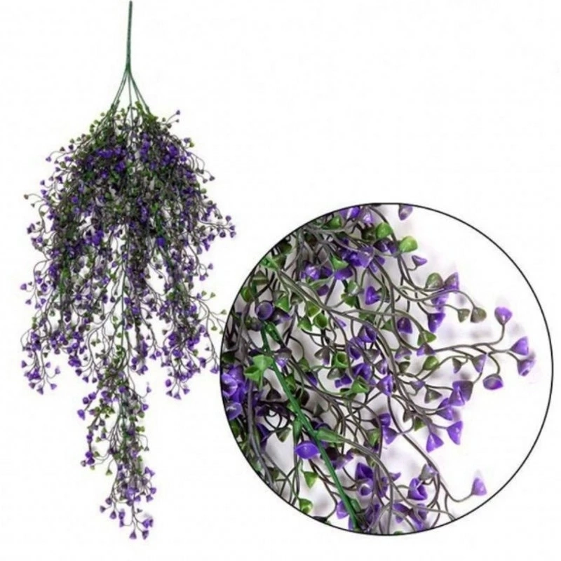 50-105cm Artificial Hanging Flower Plant Fake Vine Willow Rattan Flower Artificial Hanging Plant for Home Garden Wall Decoration