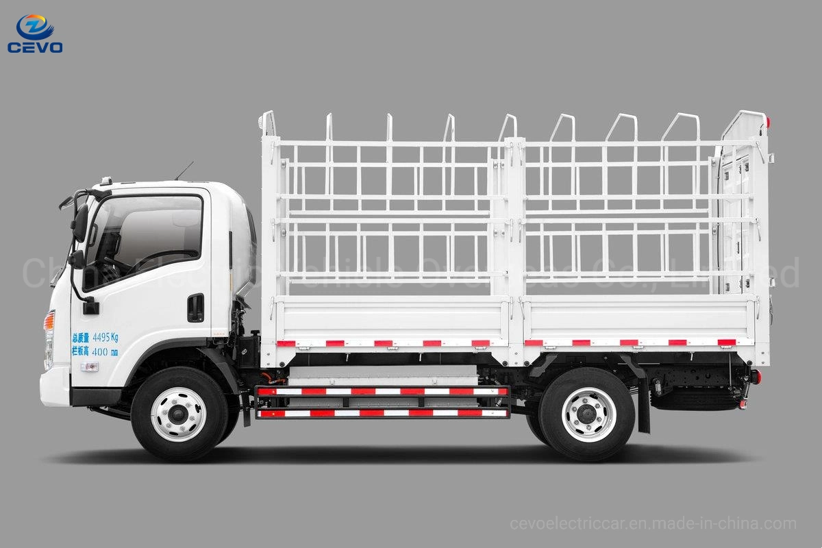 Faible coût électrique pur meilleur véhicule électrique le moins cher de l'efficacité 4X2 EV 2 tonnes petit camion clôture électrique du véhicule électrique Chariot traite de nouveaux wagons de fret