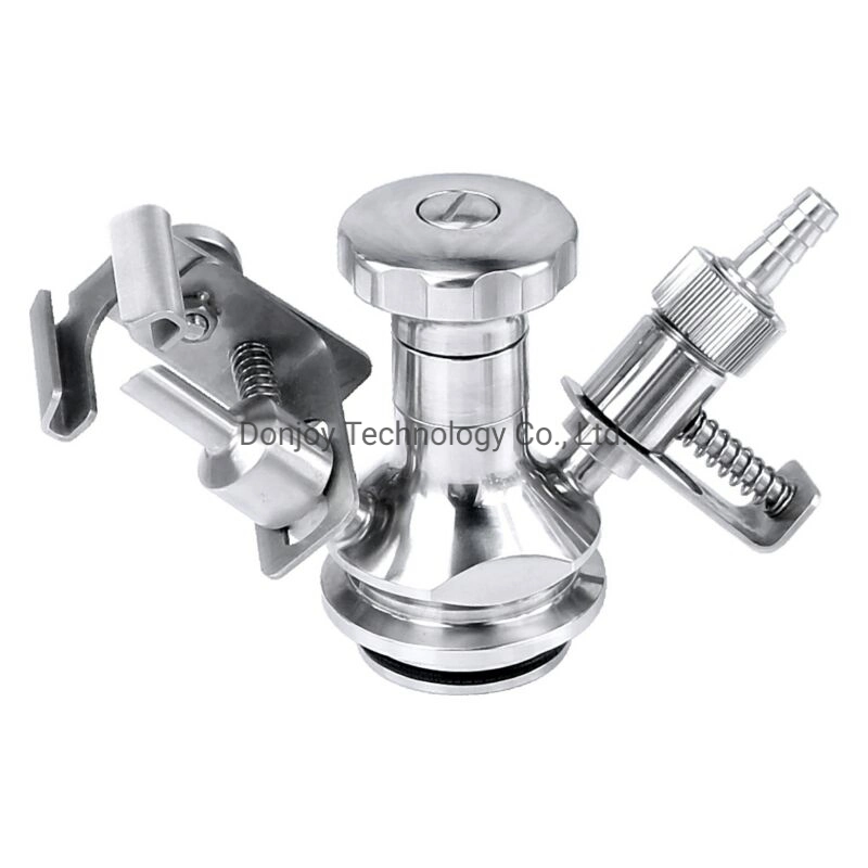 ISO90001 Donjoy Hygienic Stainless Steel Aspetic Sample Multi Valve with Handle