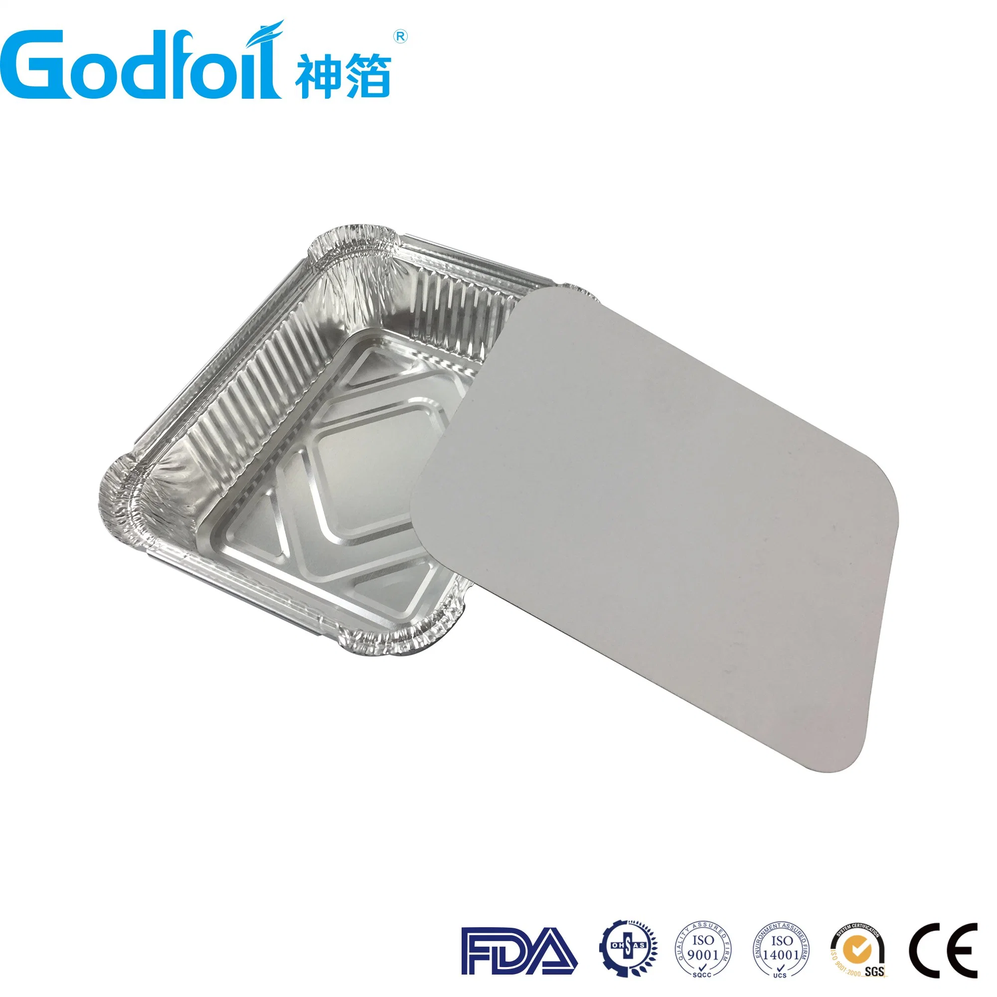 Medium Disposable Take Away Aluminium Foil Food Container for Food Wrapping