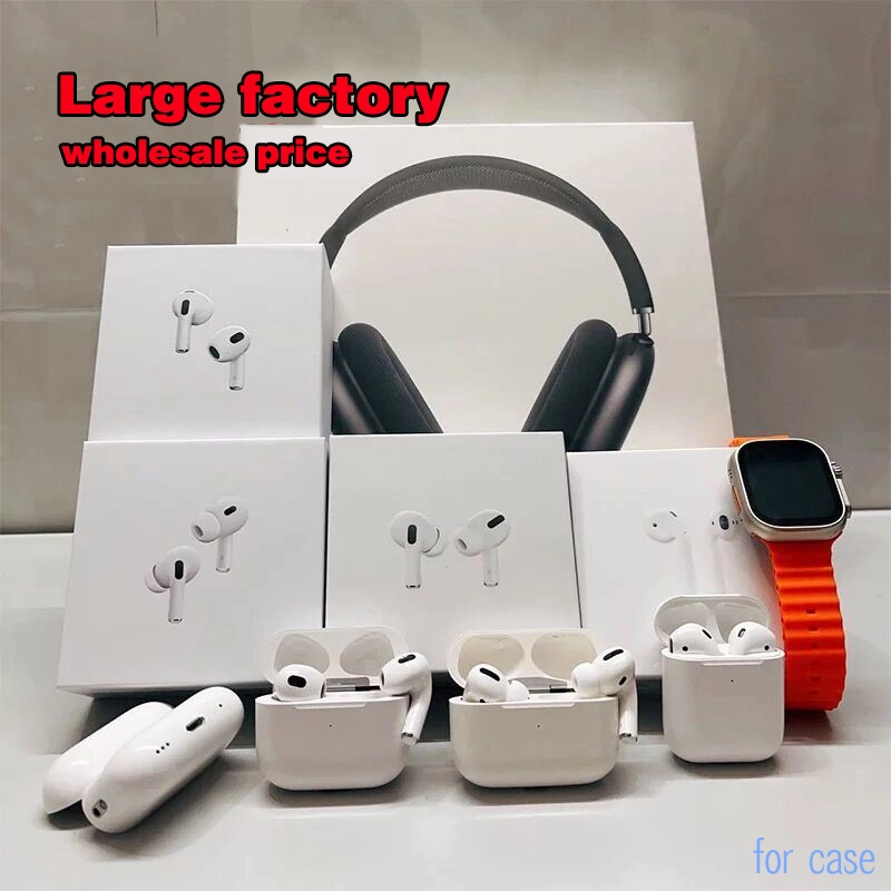 Caliente la venta al por mayor Popular el 1 de 1 Original auriculares inalámbricos Bluetooth accesorios para portátil Cable Airpod tapones para Aire 2 3 Auriculares Pro Max de Tws