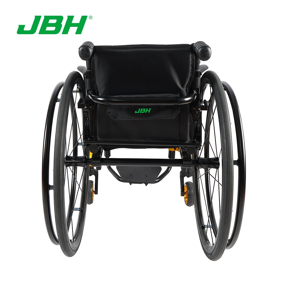 Silla de ruedas JBH S004 de alta calidad aleación de aluminio Sport silla de ruedas ligera