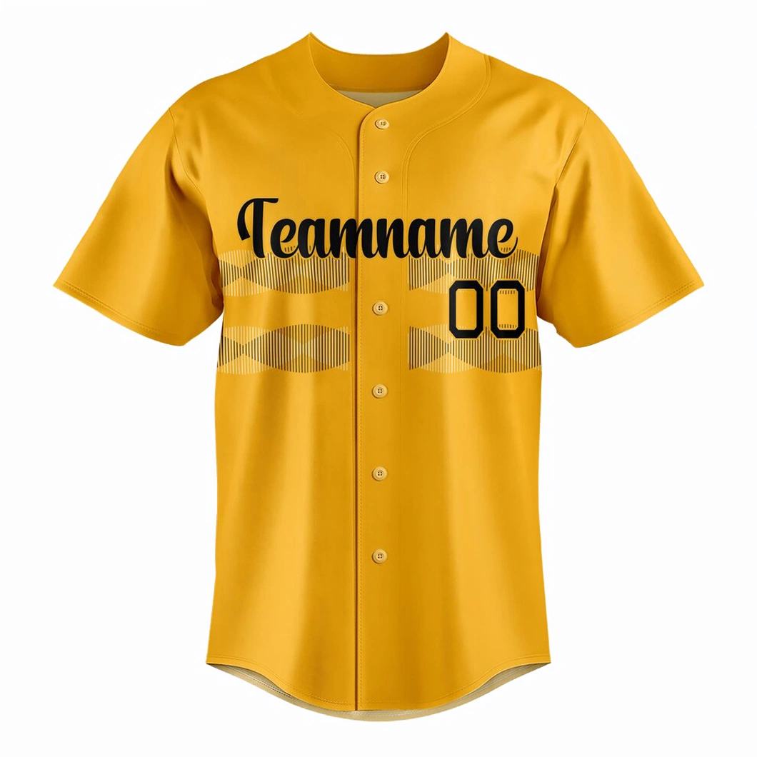 Freies Design Mode Stickerei Baseball Uniformen Hemd Custom Günstige Gestreift Kinder Herren Baseball Trikot