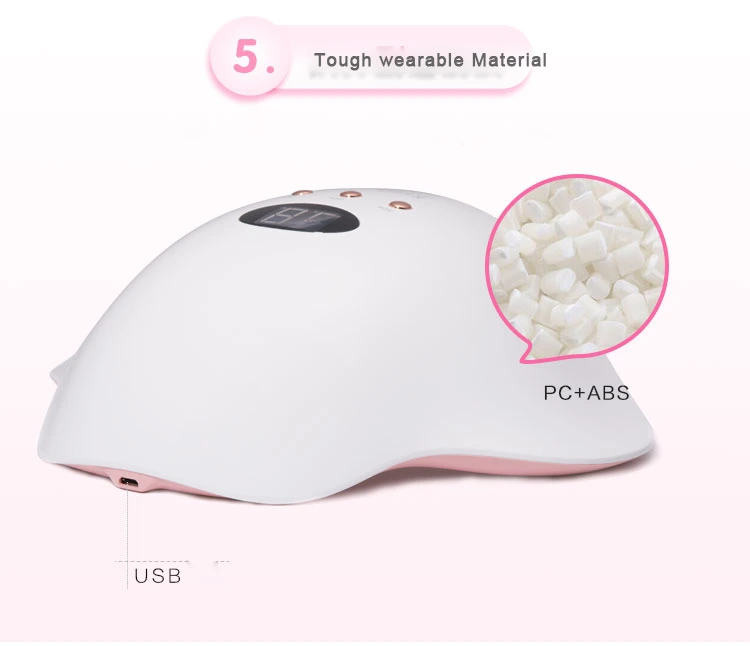 36W High Power Lamp Beads 18 LED Curing Light Nail Art Three-Gear Gel Nail Machine Dry Nail Lamps