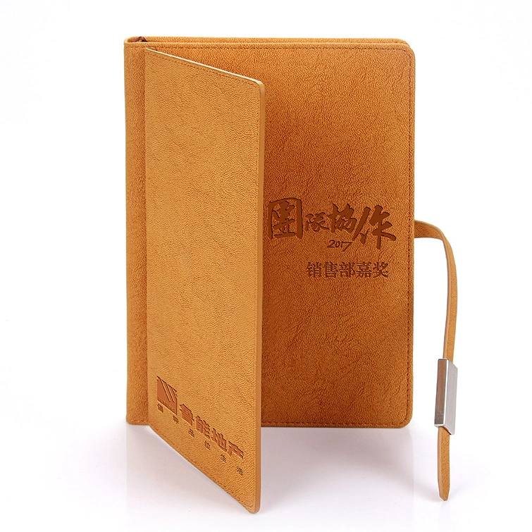 Custom PU Leather Hardcover 2024 A5 Lock Gift Pocket Diary