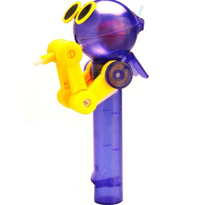 Caramelos Lollipop Holder Robot plástico Candy Toys