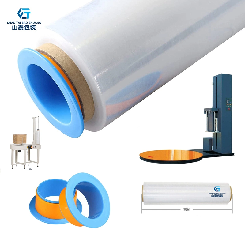 PE Plastic Film\ Stretch Film Jumbo Rolls for Pallet Wrapping