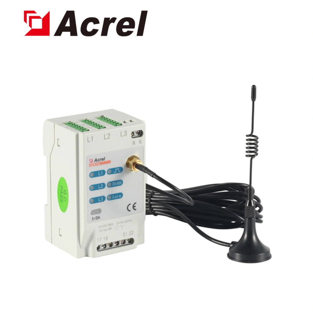 Acrel Aew100-D36 Split Core CT Wireless 470MHz Three Phase Multi-Function Digital DIN Rail Energy Meter Watt-Hour Meter Energy Meter of Small Size