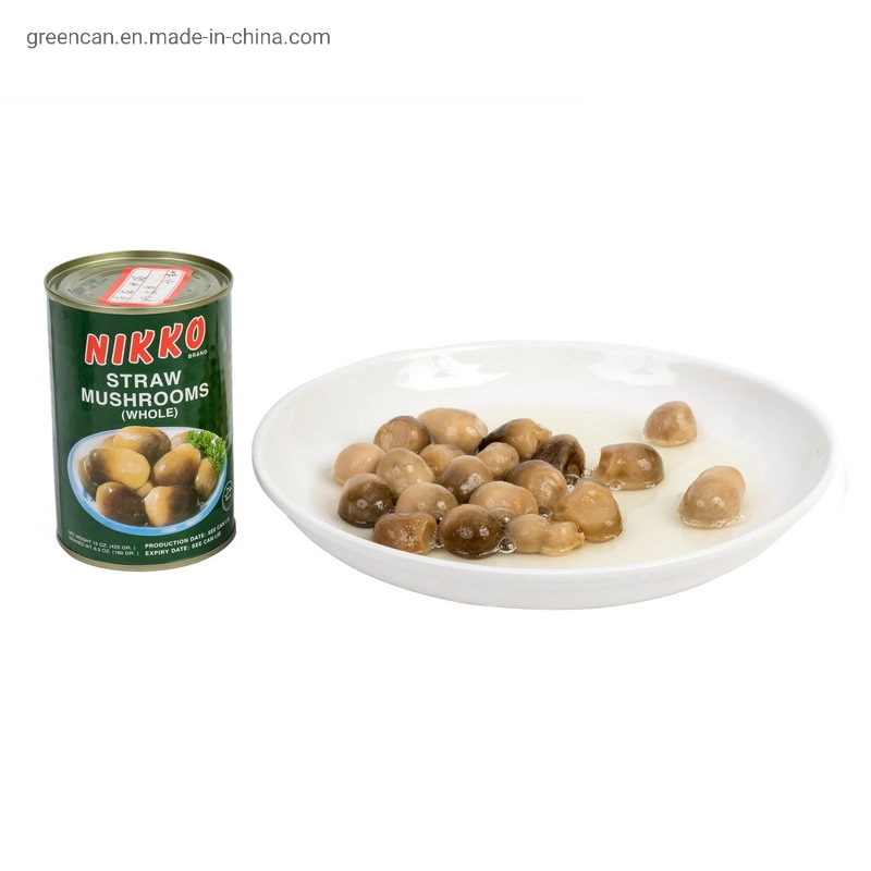 Canned Fresh Straw Mushrooms in Tin/Jar Packing