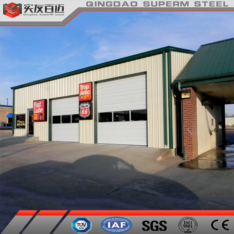 Prefabricated Frame Industrial Prefab Steel Structure Building Steel Frame Steel Auto Repair Building