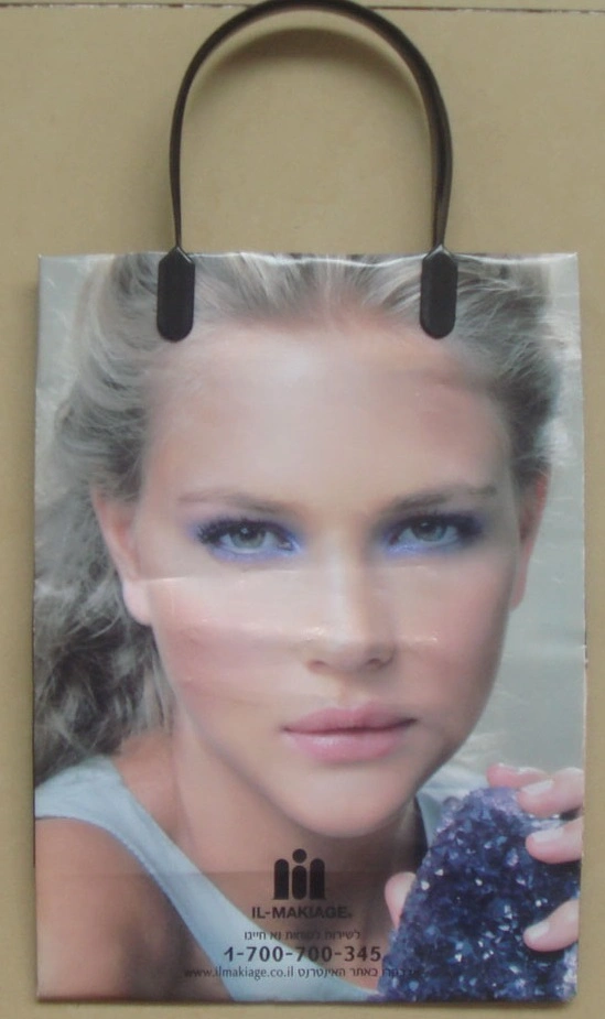 Printed Plastic Carrier Bags for Garment Use (FLC-8129)