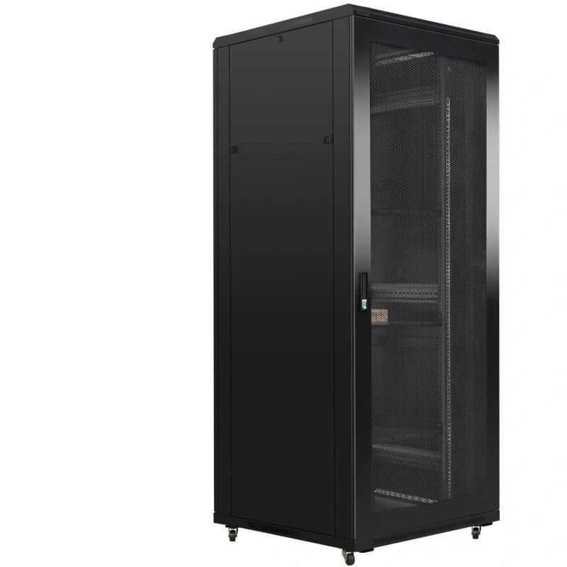 42U Schrank 600 * 800mm OEM Customized Rack mit festem Regal 19 Zoll-Rack-Gehäuse Für Server