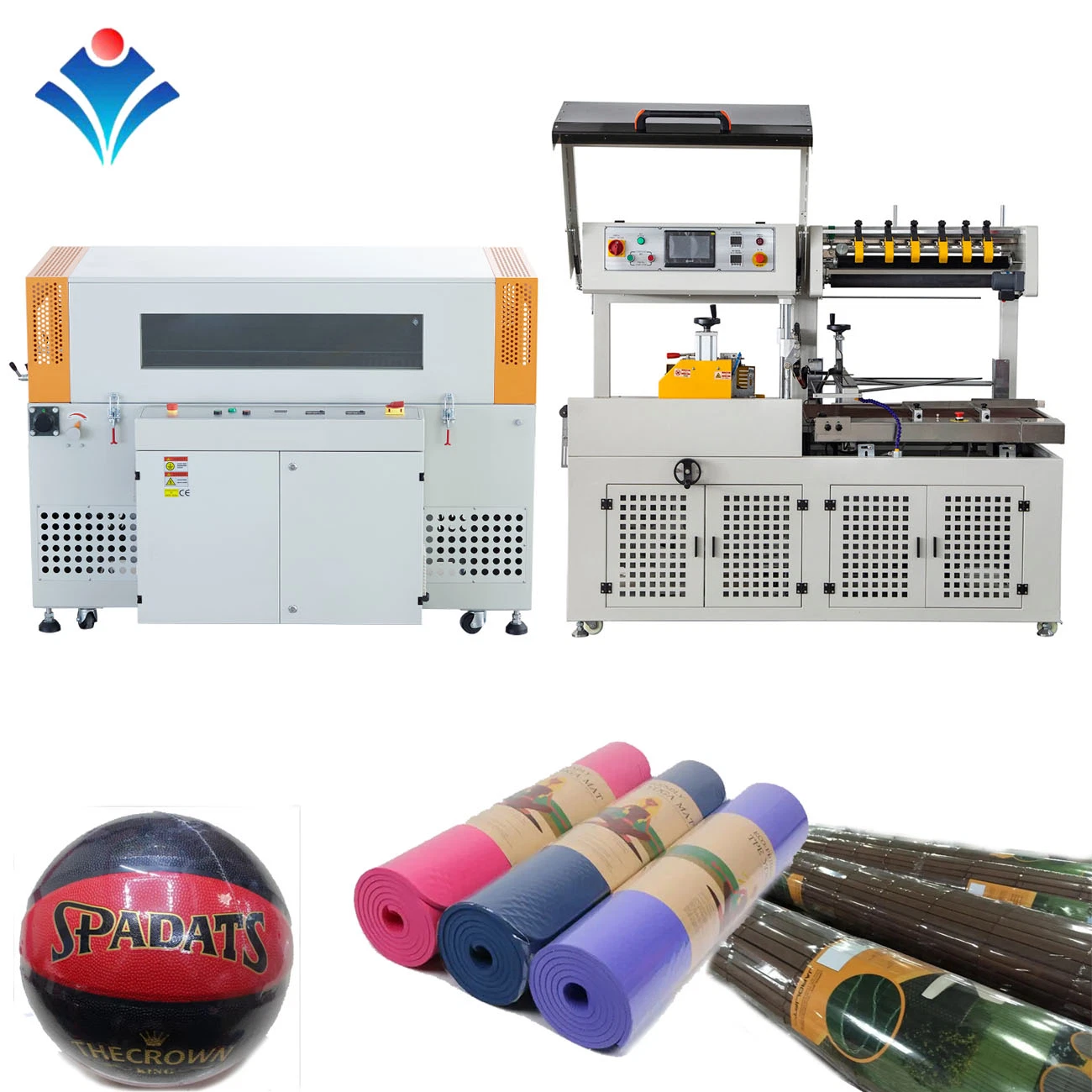 Automatic Shrink Packing Wrap Machine for Panks, Bamboo, Yoga Mats, Long Items Factory High Speed Shrink Side Sealer Flow Wrapping Machine