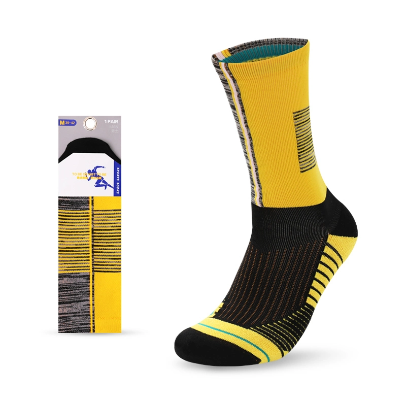 Cotton Marathon Hiking Sock Adult High Colored Nylon Running Cycling Sport Compression Socks