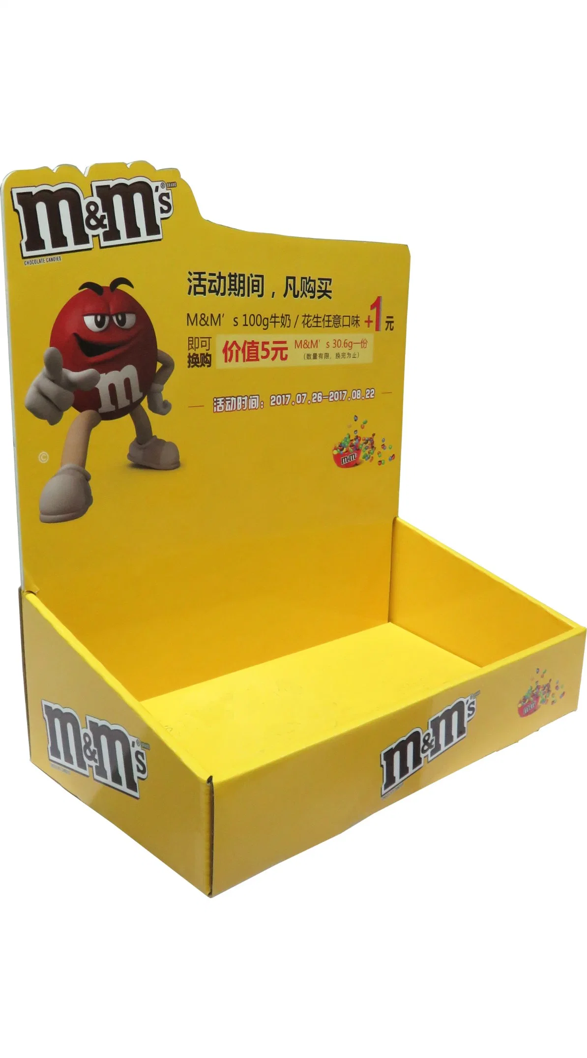 Chocolate Paper Box Cardboard Counter Top Retail Box