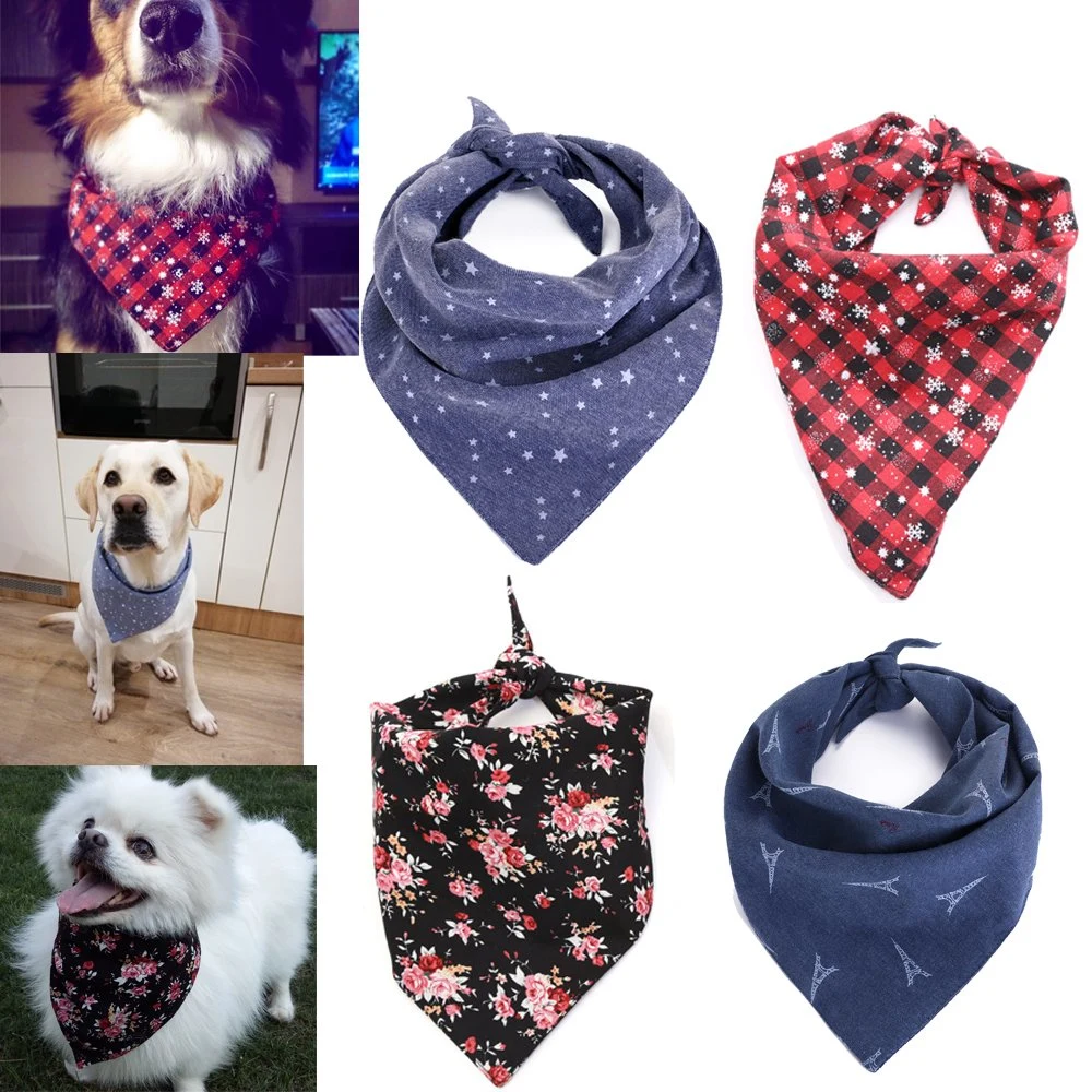 2022 New Fashion Pet Bandana Wholesale/Supplier High quality/High cost performance  Dog Bibs Bandana Custom