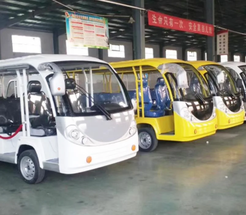 Professional Manufacture Low Speed Electric Car Passenger Bus Sightseeing Bus