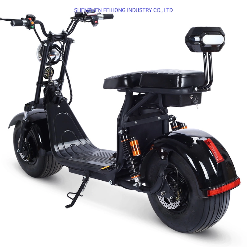 Motorrad Elektro-Scooter Fahrrad Elektro-Fahrrad Elektro Motorrad Roller Motor Roller Doppel-Batterie Harley Scooter Harley 1500W Motor Zweirad-Scooter